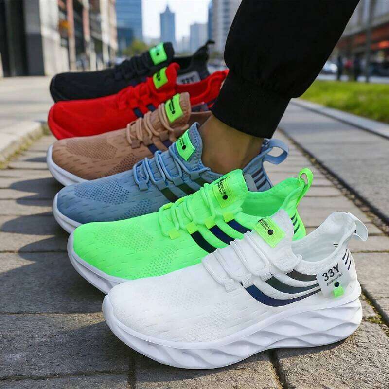 Running for Men Lightweight Casual Sports Shoes Comfort Athletic Nonskid Sneakers Outdoor Tenis Para Hombre