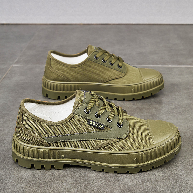 3522 Genuine Men's Safety Shoes with Solid Tire Soles, Wear-Resistant, Non-Slip, Breathable, Dirt-Resistant, Suitable for Construction Work