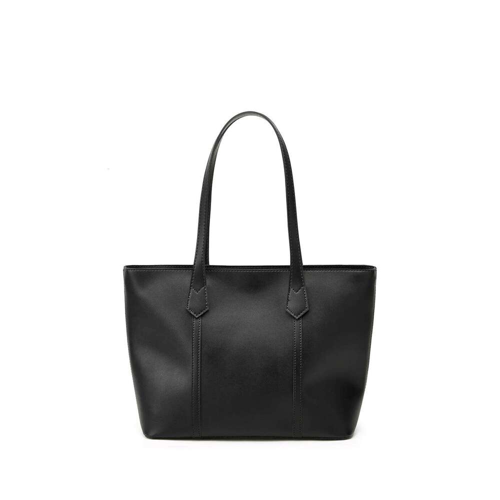 Solid-Color Large-Capacity Women's Fashionable and Minimalist Tote Handbag & Shoulder Bag Y260205