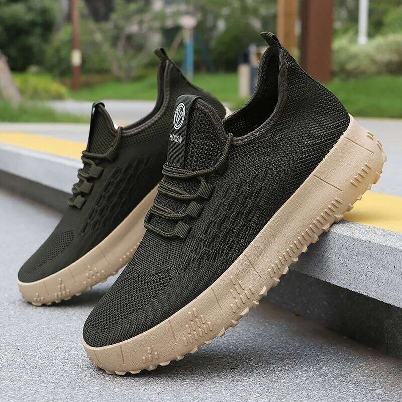 New men's running breathable lightweight walking soft and casual sports sale shoes with free shipping