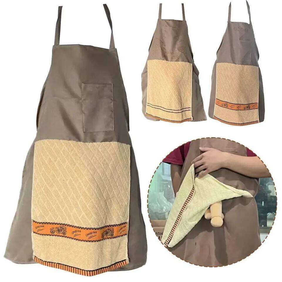 NEW Chef's Creative Prank Aprons For Men Ultimate Gag Gift Surprise Hiding In The Pocket Funny Gifts Art Apron S260205 67f