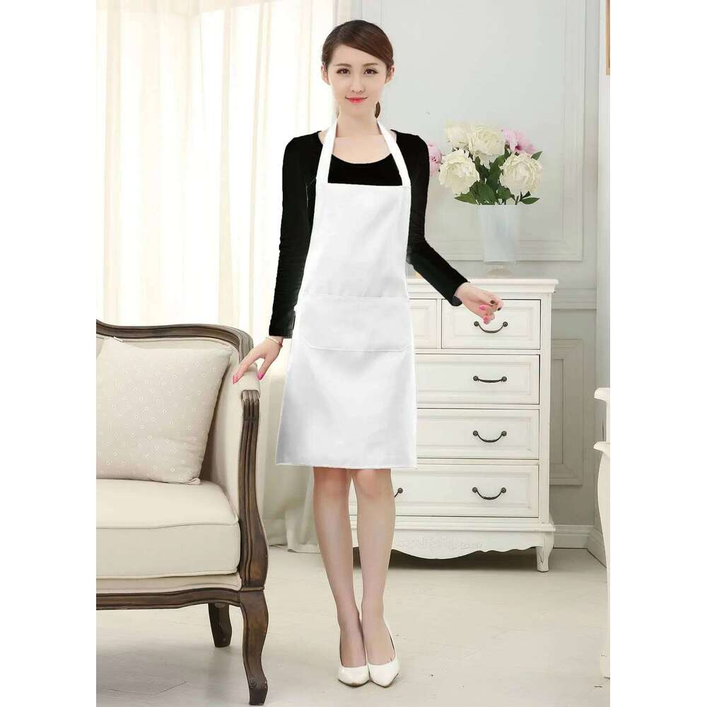 Waterproof Oil For Chef Women Men Apron With Pocket Sleeveless Aprons Kitchen accessories S260205