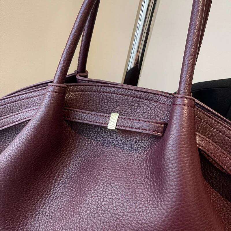 2026 New Lychee Pattern Underarm Shoulder Bags For Women Soft PU Leather Large Capacity Mini Tote Bag Luxury Designer Handbags Y260205
