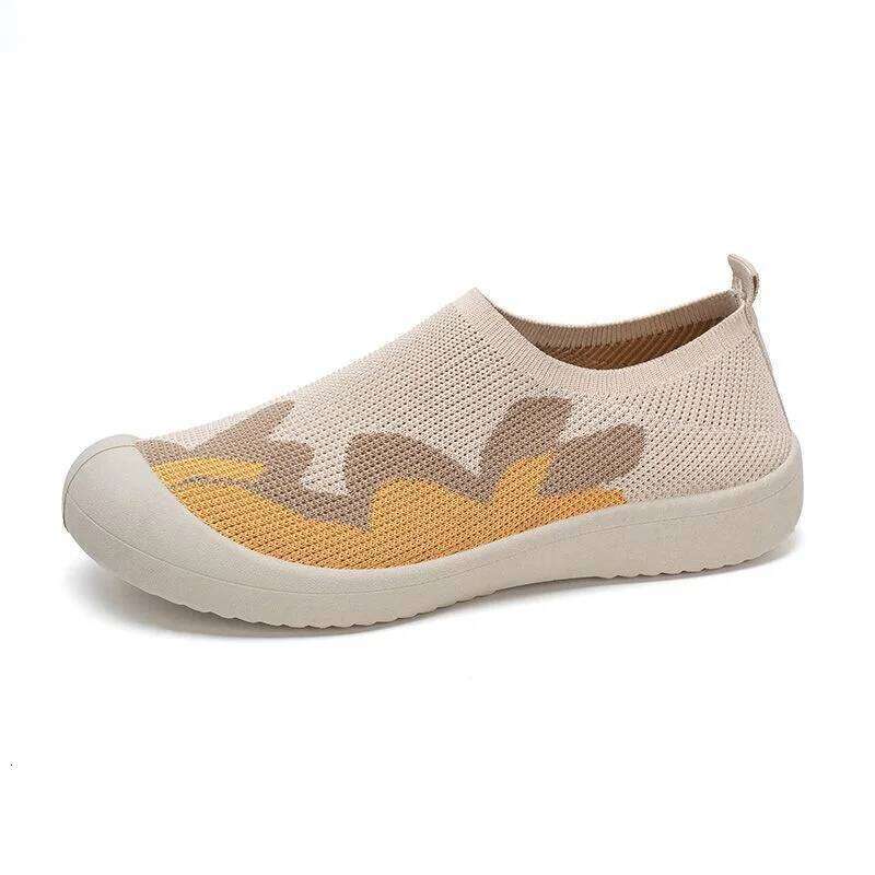 Spring women's round toe soft soled casual breathable flat comfortable and multifunctional discount shoes free shipping