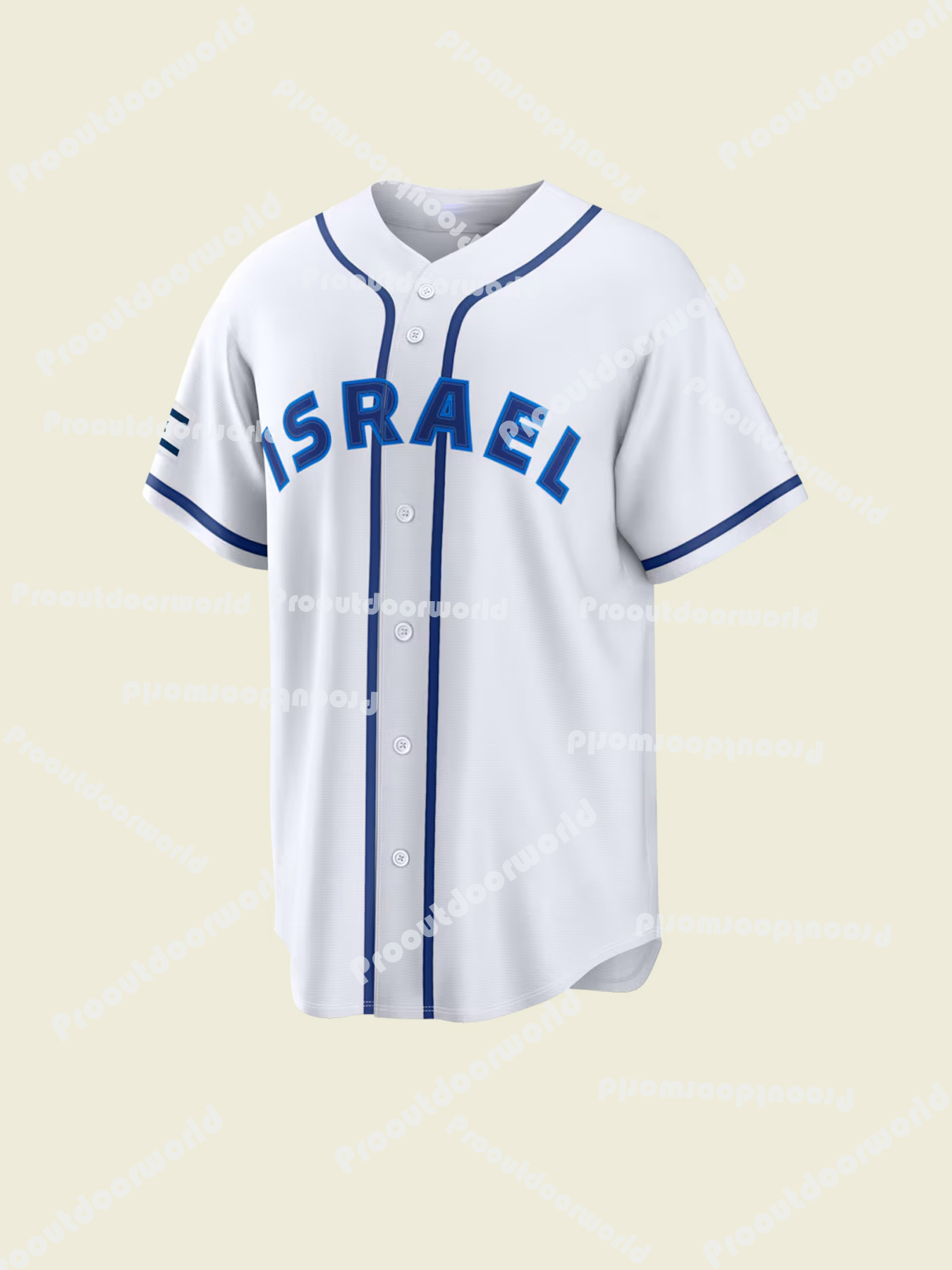 2026 Israel Baseball Jersey Bader Carrigg Beilenson CJ Stubbs Schreck Simon Rosengard Cohen Gelof Mallitz Lowengart Custom Stitched Casual Wear