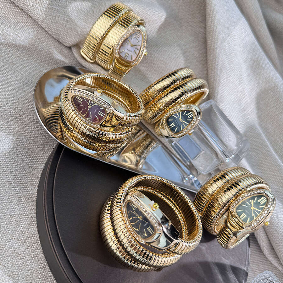 Foreign Trade Snake-Shaped Women's Creative Versatile Quartz Personalized Bracelet Watch