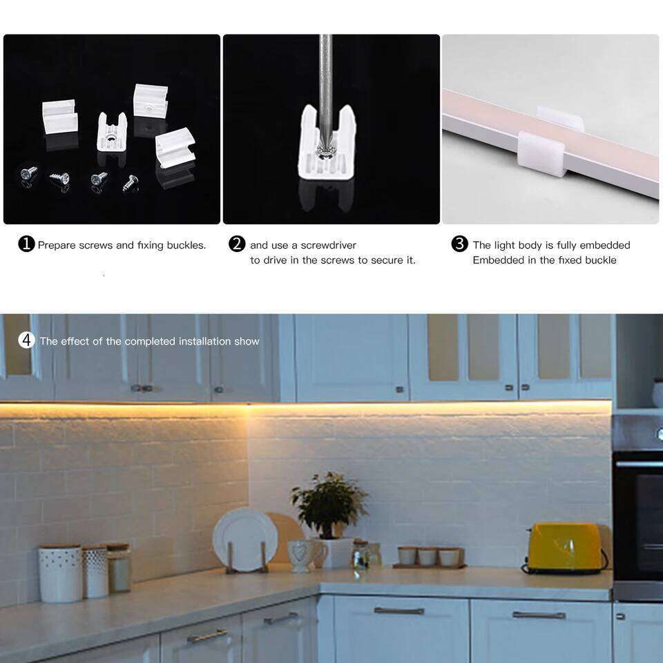 Smart PIR Motion Sensor Super Bright COB LED Strip Neon Light Auto ON/OFF 320leds/m Waterproof for Kitchen,Stair,Wardrobe Decor Z260206