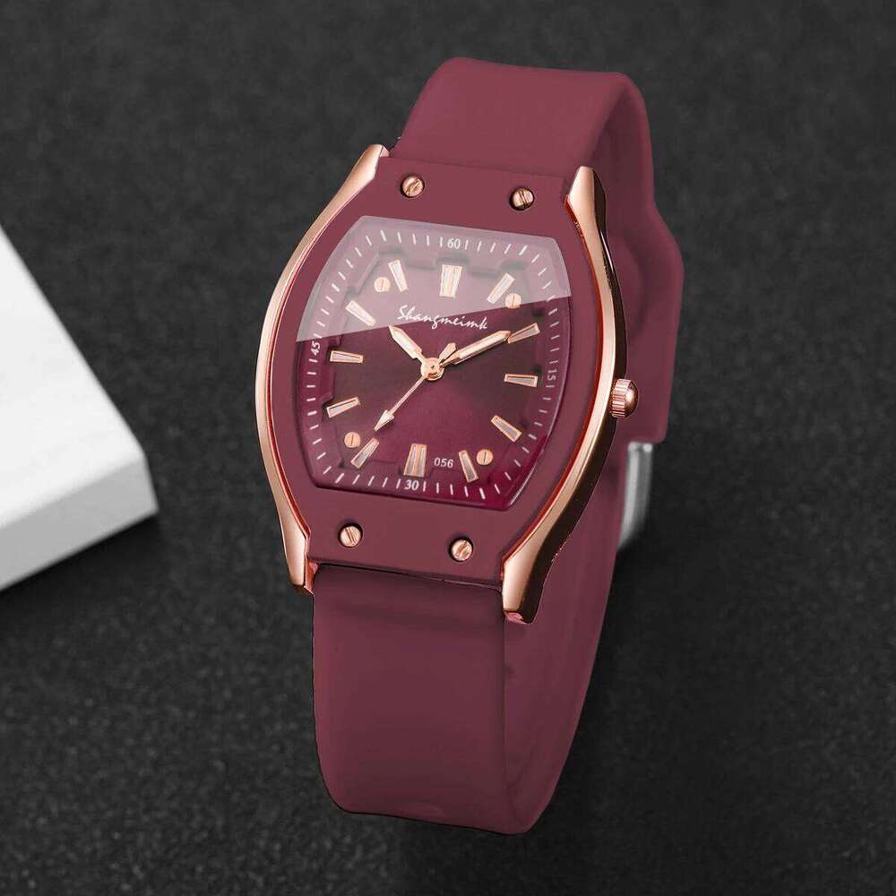 Fashion Women Silicone Strap Quartz Wristwatch Niche Simple Dial Watches Reloj Mujer Girls Clock GiftWithout Box Z260206
