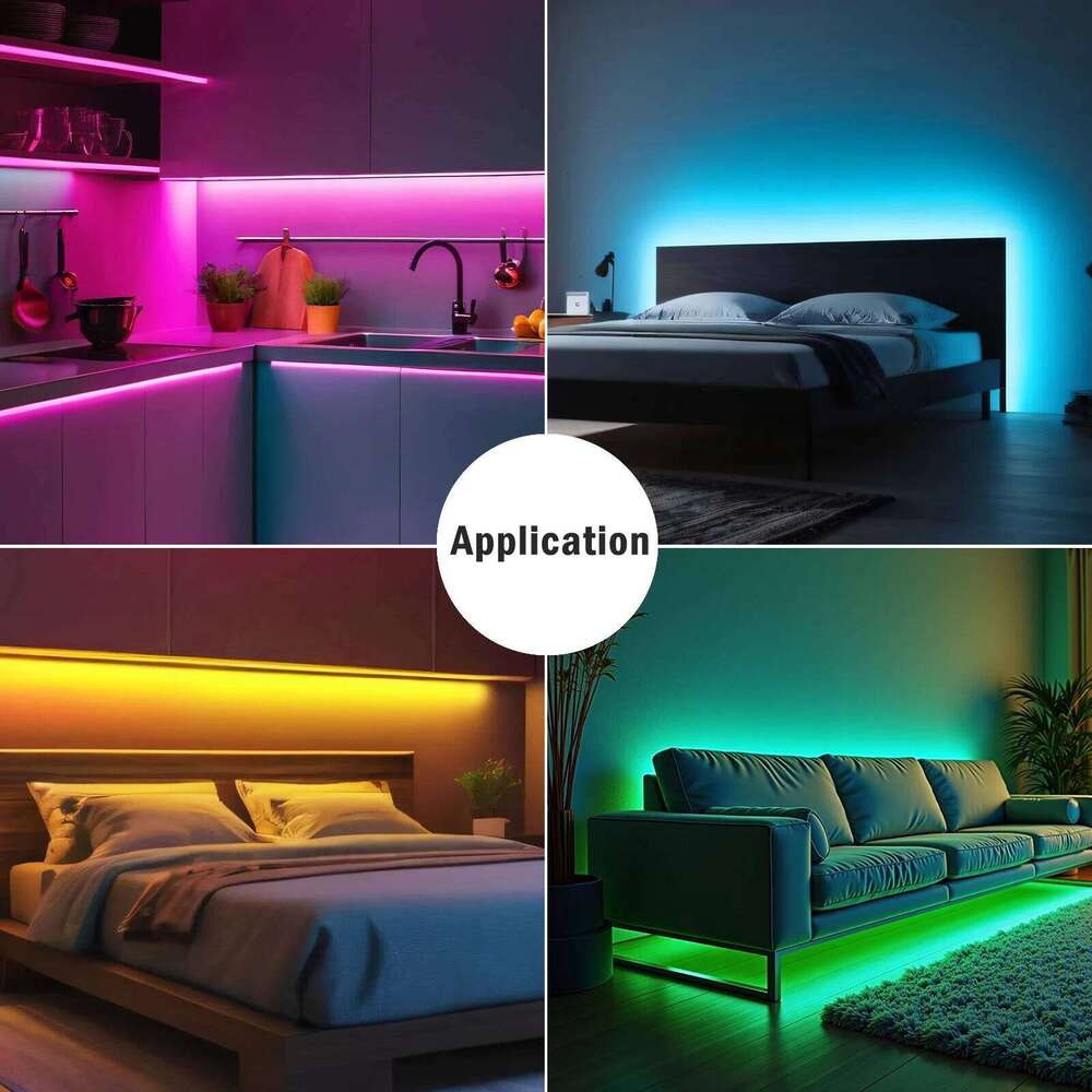 Neon DC 12V IP65 Waterproof 2835 120Leds/M White/Blue/Pink/Yellow/Red/Green Flexible Ribbion Rope LED Strip 0.5M 1M 3M 5M Z260206