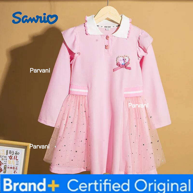 Sanrio Fluffy Short Sleeved Princess Style Skirt Summer Collection Girls Clothing H260206 - view 6