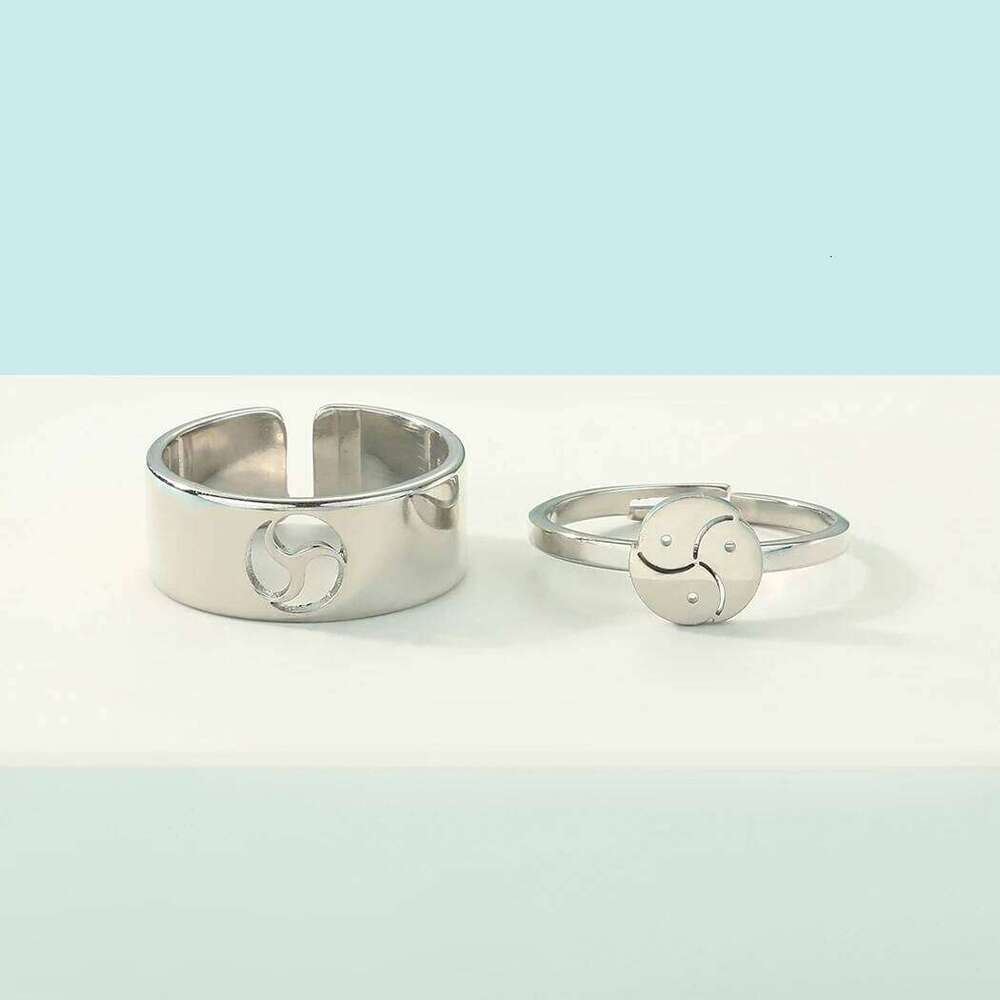 Bdsm Promise Ring for Couples - Master Slave Jewelry, Matching Rings, His and Her Ring, Alternative Engagement, Boyfriend W260206