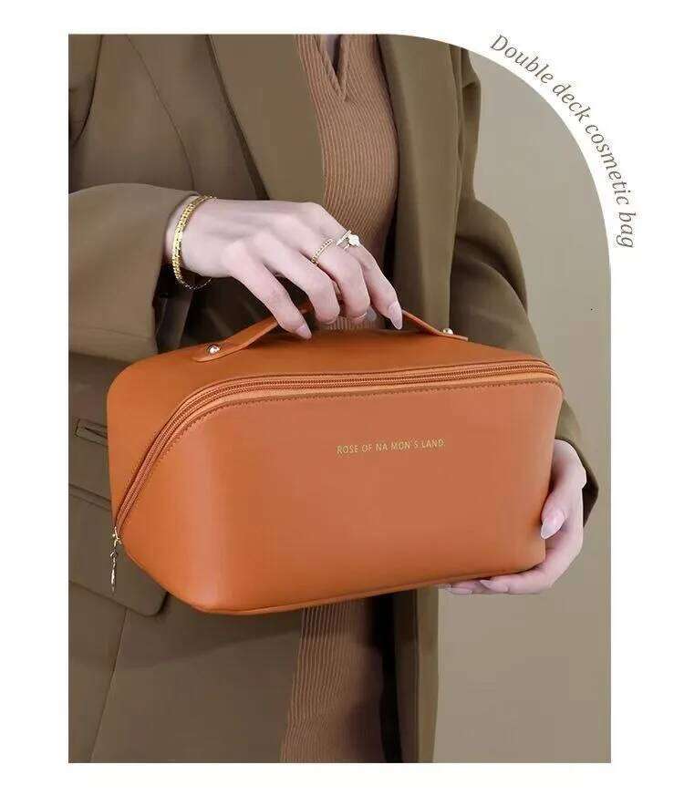 Makeup Female Toiletry Kit Make Up Case Storage Pouch Lady Box, Cosmetic Bag, Organizer Bag For Travel Zip Y260206