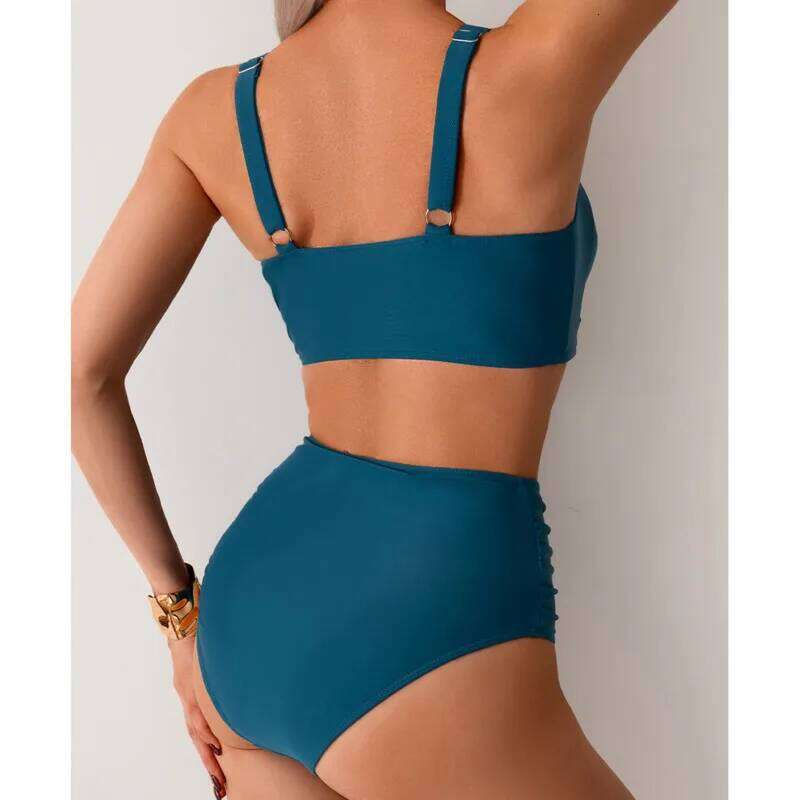 New Sexy Bikinis Push Up Swimsuits Women Swimwear For Female Beach Swim Wear Bathing Suits High Waist Bikini Set Pool Bather XJ260206
