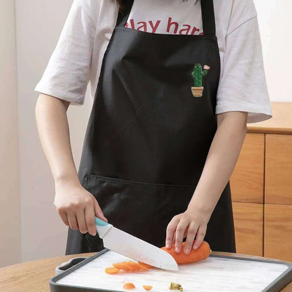 Personalized Women's Kitchen Woman Men Chef Work Apron for Grill Restaurant Bar Cafes Beauty Nails Studios Logo Design S260205