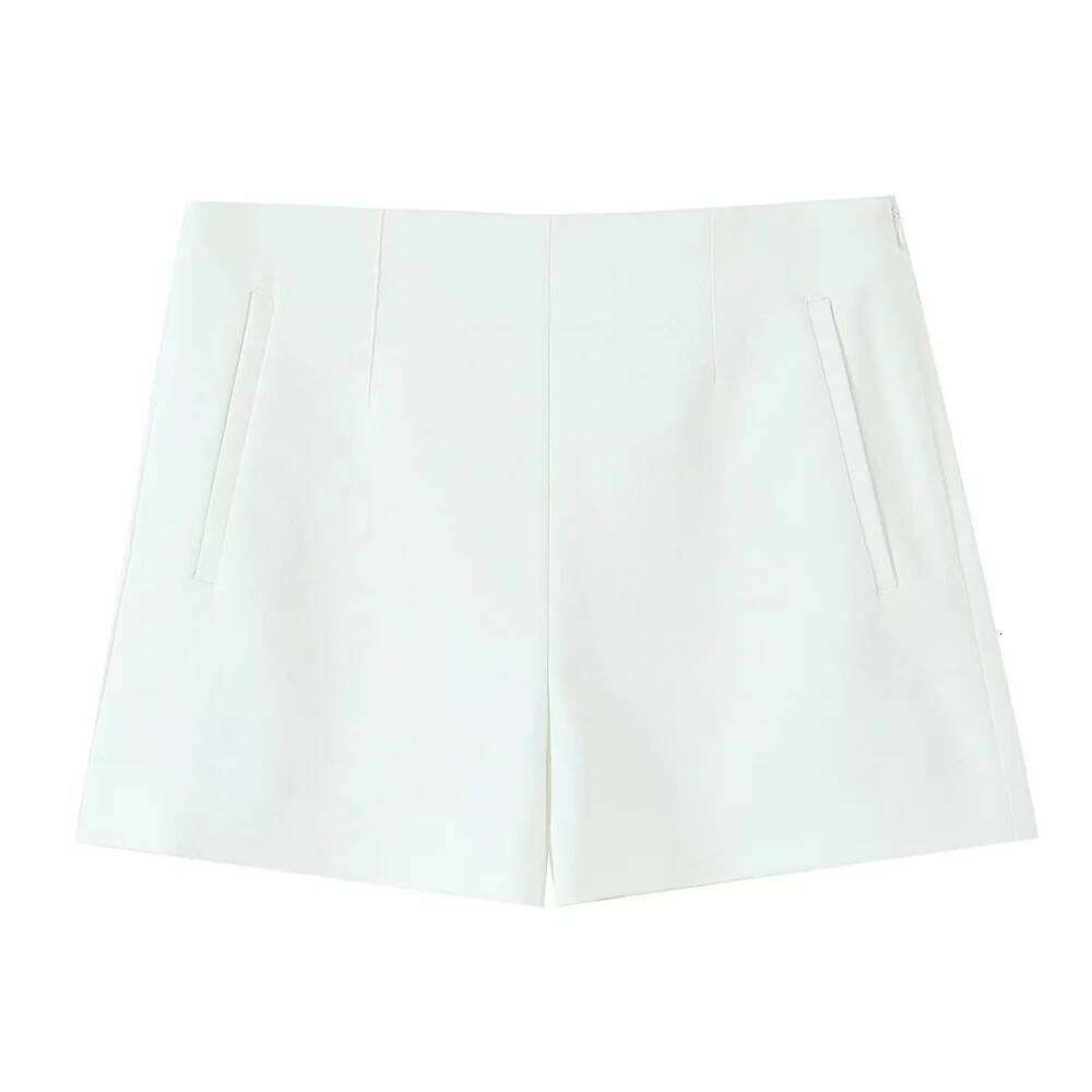 2025 RARA Summer New Women's Clothing Fashion Style Simple Loose High Waist A-line Look Thin and Tall Casual Shorts XJ260206