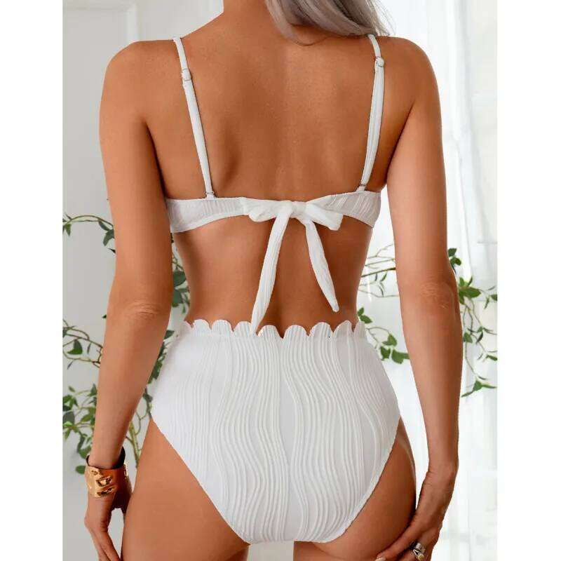 New Sexy Bikinis Black Swimsuits Women's Swimwear Push Up Female Beach Swim Wear Bathing Suits High Waist Bikini Set Pool Bather XJ260206