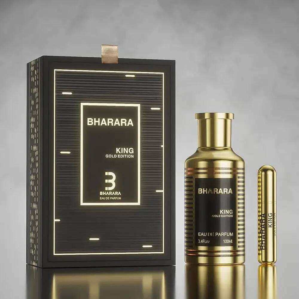 Original Arab Perfumes Bharara King Gold Long-lasting Fragrance MEN's Cologne Eau De Parfum Spray For Man H260206