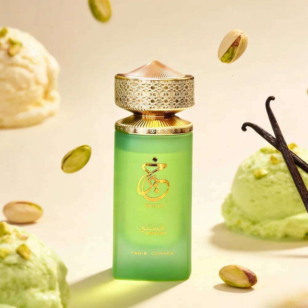 Paris Corner Khair EDP 3.4 Fl Oz,Unisex Nutty Sweet Perfume,Unique Pistachio Scent for Men and Women H260206