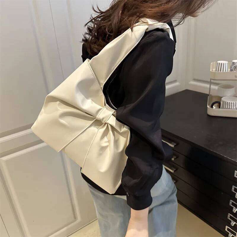 Fashionable Bow Crossbody for Women Shoulder Bags Simple Underarm Purse and Handbags Designer Bag Bolsos De Mujer Sac Y260205