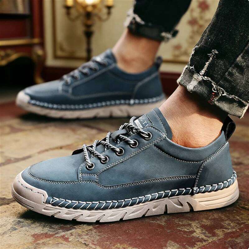New Arrival Men's Casual Classic Round Toe Lace-Up Comfort Footwear Non-Slip Shoes for Daily Business Outdoor Size 36-46