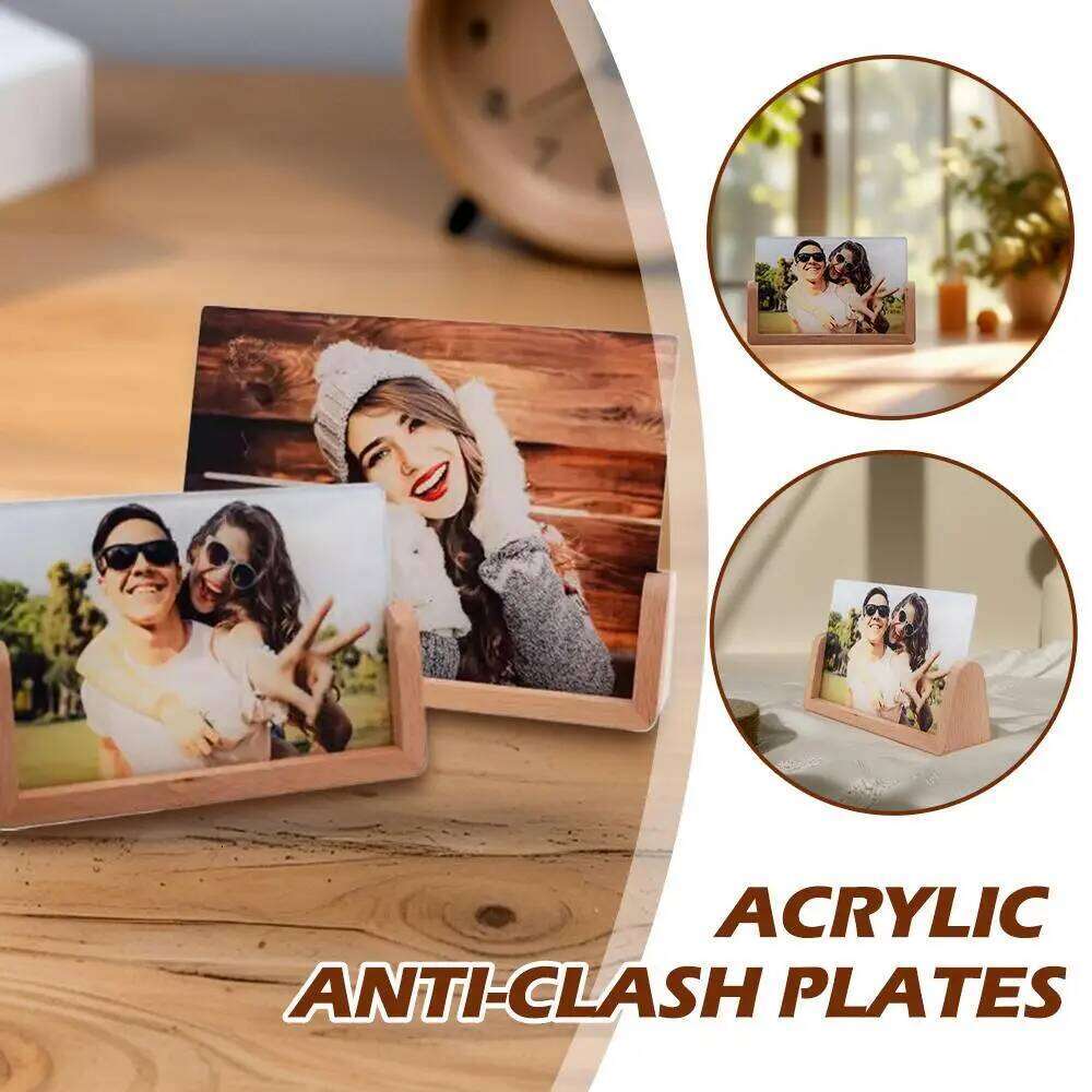 Clear Display Picture Sublimation Blank Acrylic Photo Frame Blanks For Christmas/Home Decor/DIY Craft S260205