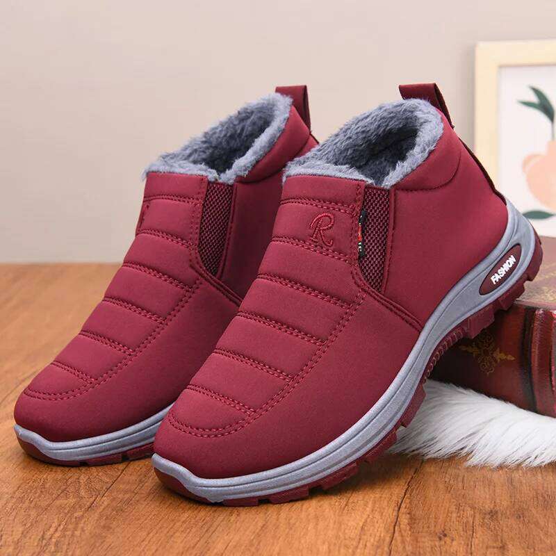 Winter women's shoes, outdoor warm and casual cotton boots with thick velvet, special price shoe bag shipping fee