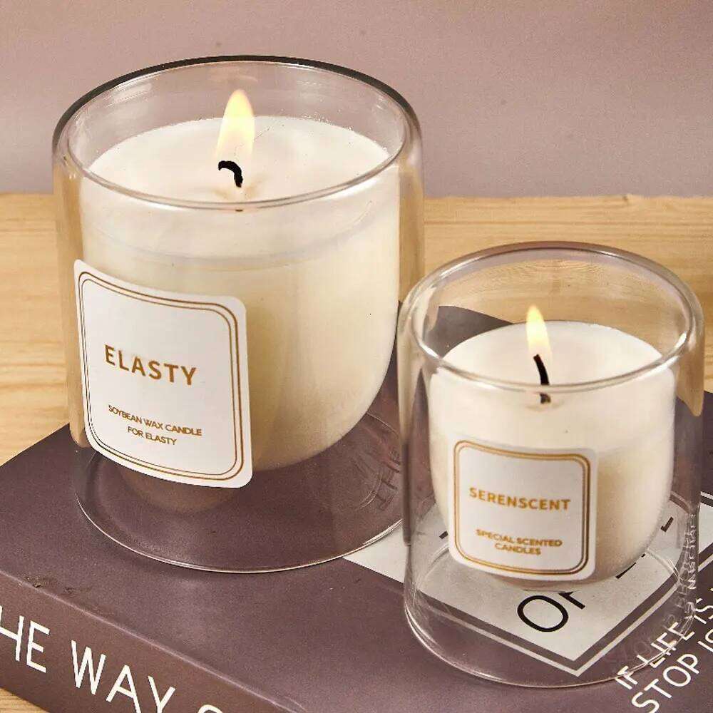 Luxury Class Jar Big Small Cylinder Container Candlestick for Scented Candle Making DIY Birthday Gifts Home Decor S260205