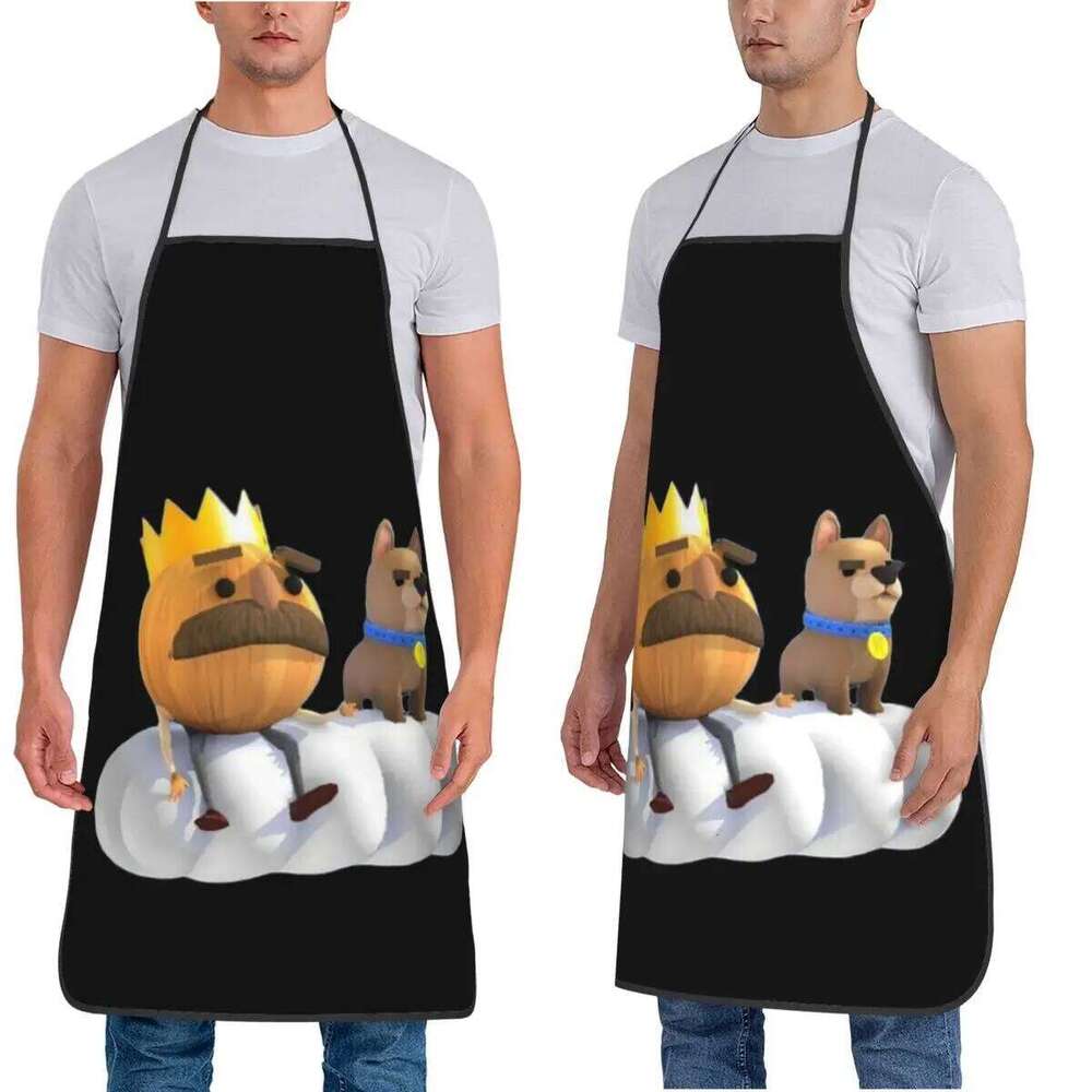 Overcooked Dish Aprons Chef Cooking Cuisine Tablier Sleeveless Bib Kitchen Cleaning Pinafore for Women Men Gardening S260205