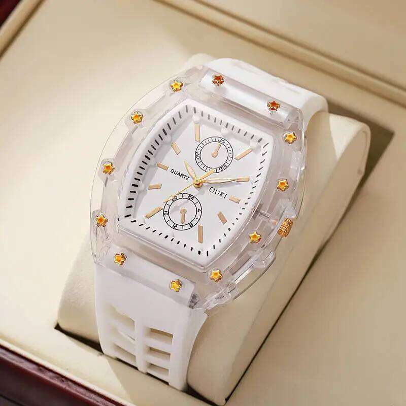 Fashion Women Watches Casual Silicone Strap Analog Quartz Watch for Girls Gift Reloj MujerWithout Box Z260206