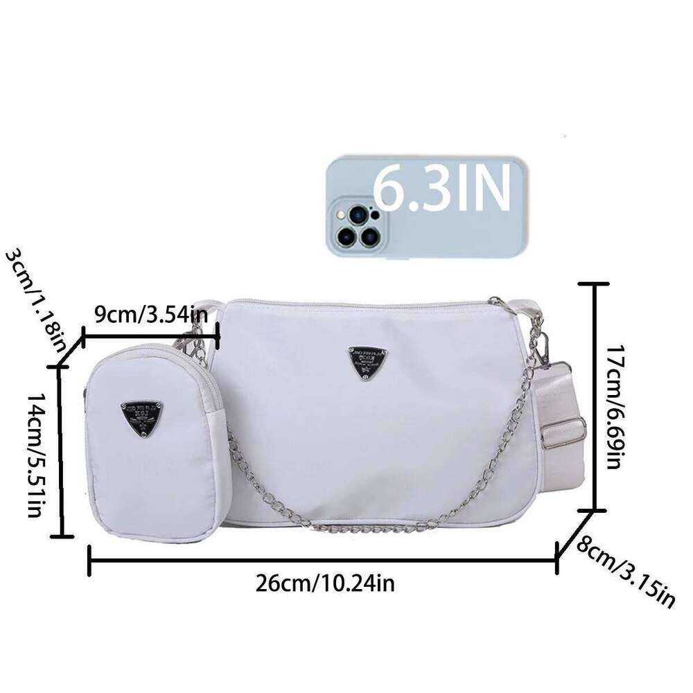 Nylon Crossbody For Women Fashion Portable Casual Underarm Students Cross Body Bag XJ260129
