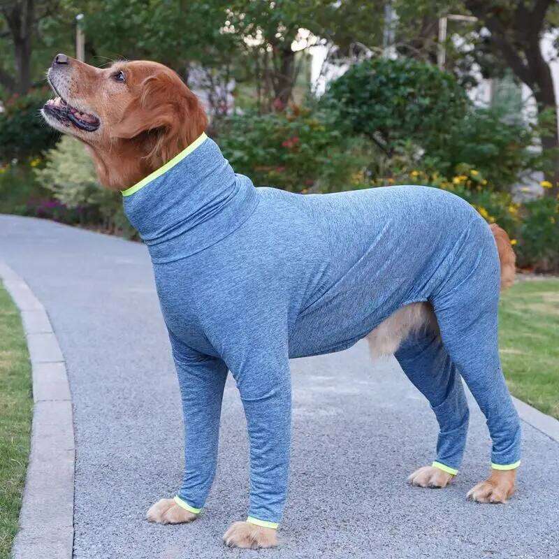 Famous brand Full Cover Big Jumpsuit Dog Recovery Suit After Surgery Anti Shedding Bodysuit Pet Claming Pajamas For Medium Large Dogsowns pupakaIK