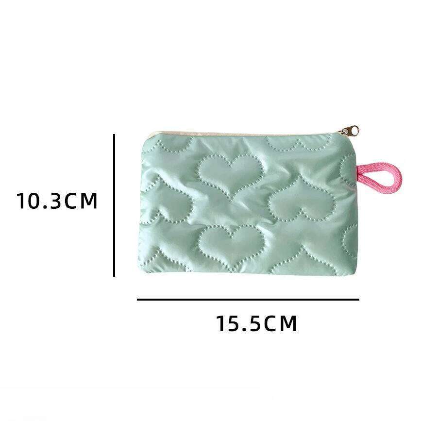 Bow Silver Zipper Mini Makeup Women Cosmetic Purse Coin Pouch Cute Wallet Portable Earphones Data Cable Storage Bag Y260206