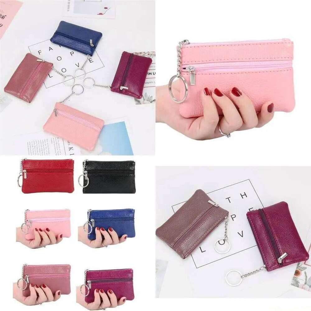 X90D Coin Multi-Slot Fashion Card Case PU Purse Pocket Wallet for Women Y260206