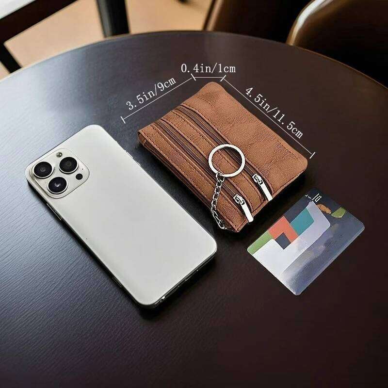 Women Wallet Fashion Zipper Coin Purse Multifunctional Mini PU Leather Key Bag Card Holder Y260206