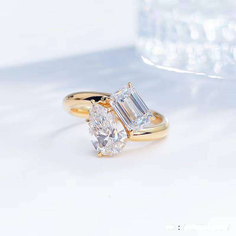 DK 2Ct VVS Lab Diamond Ring 18K Gold IGI Certified For Weddings And Gifts Direct Source Factory Simplicity & Luxury