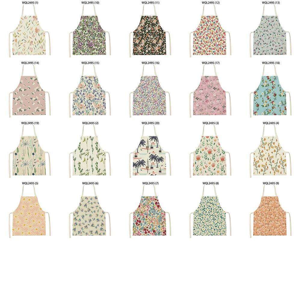 Plant Kids Apron Household Item Adult Hair Pinafore Custom Logo Kitchen Supplie Tablier Aprons 55-68cm S260205