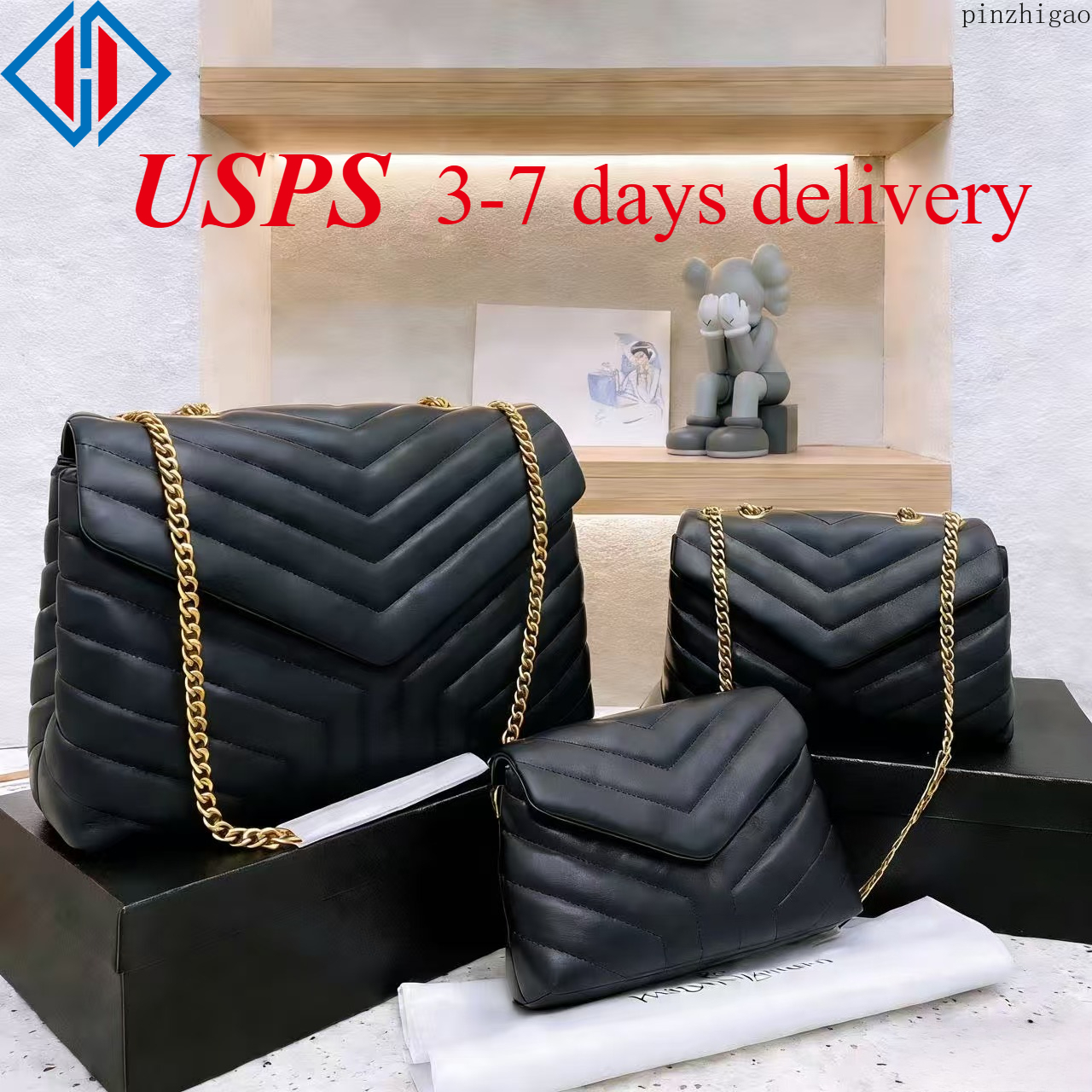 chain bag designer handbag sadle bag designer bag shoulder bag Luxury Bag High Quality lou lou Womens Bag Purses Designer Woman Handbag