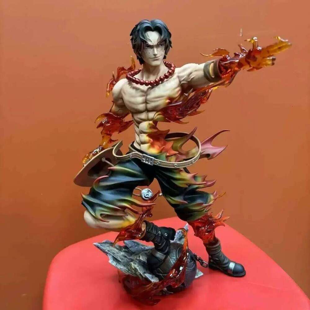 One Piece Anime Figure PortgasD Ace Action Figurine Statue Pvc Gk Model Collection Doll Desk Decoration Toy Birthday Gifts C260205 - view 3