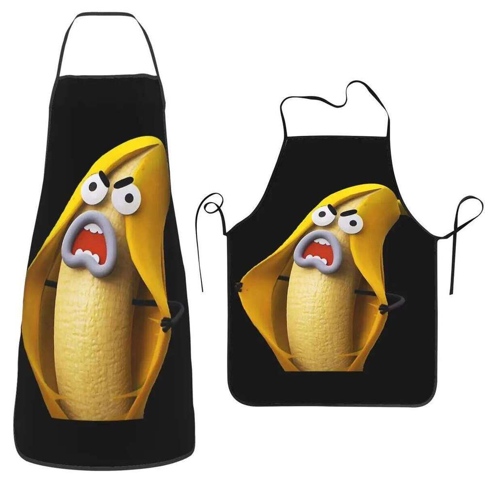 Banana Joe - The Amazing World Of Gumball Apron Chef Cooking Baking Tablier Sleeveless Bib Kitchen Cleaning Pinafore S260205