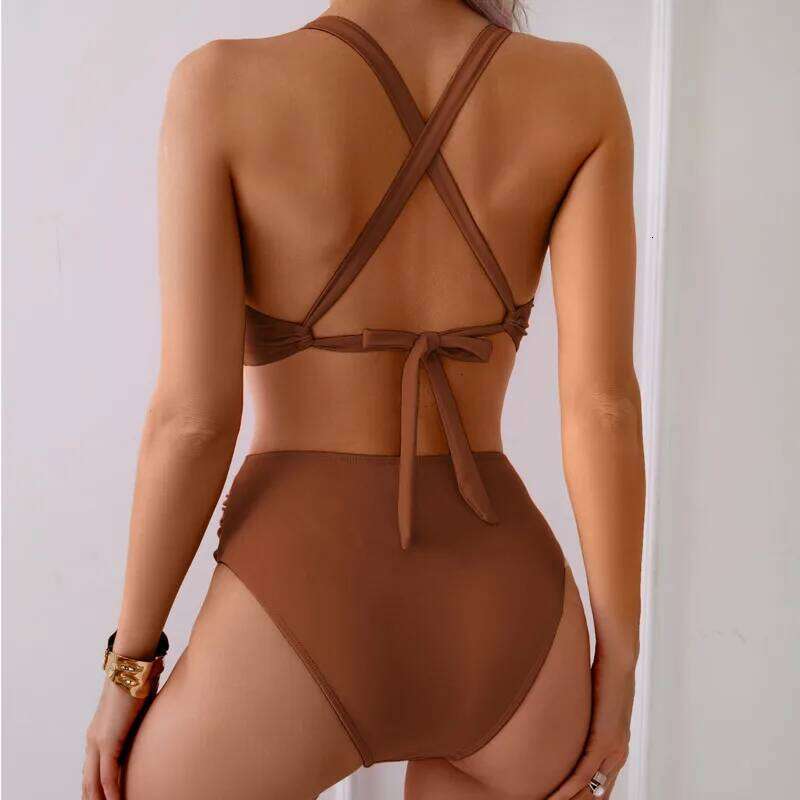 New Sexy Bikinis 2026 Swimsuits Women's Swimwear Push Up Female Beach Swim Wear Bathing Suits High Waist Bikini Set Pool Bather Z260206