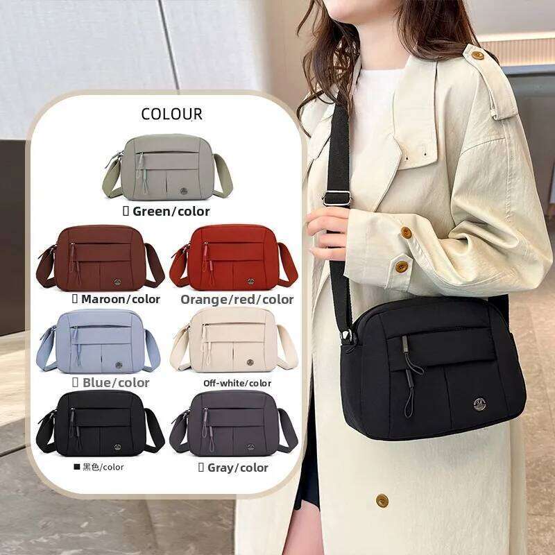 Women Nylon Messenger Waterproof Shoulder Bag Female Fashion Ladies Handbag Casual Crossbody Purse XJ260129