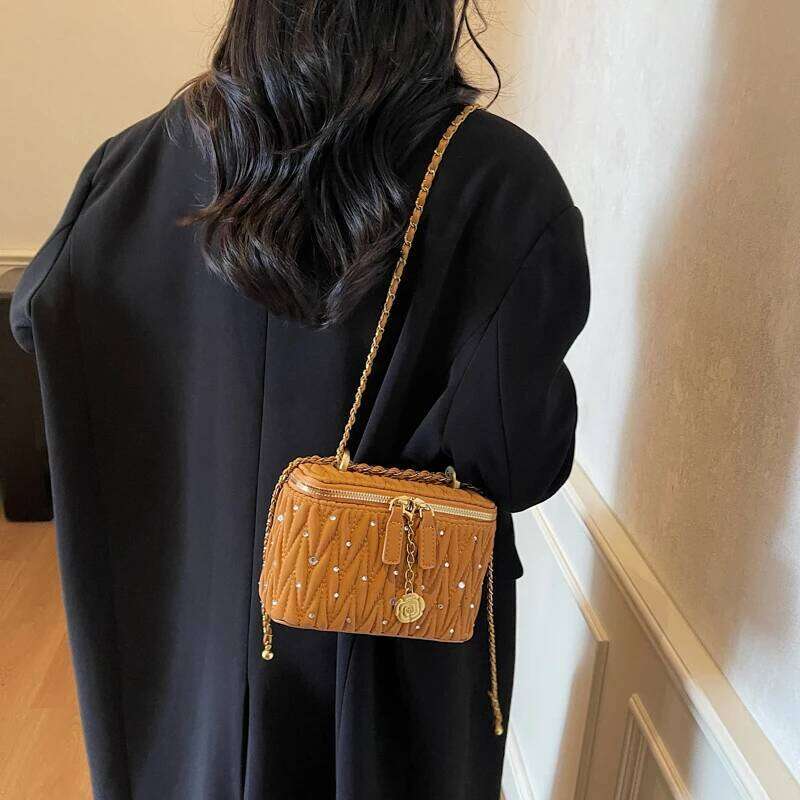 Womens Luxury Leather Classic Stylish Fashion Shoulder Designer Crossbody Tote Bag Elegant Handbag For Daily Modern Outfits Y260205