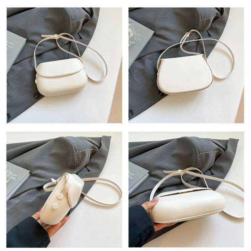 Women Mini High Quality PU Leather Shiny Shoulder Fashion Hard Flip Buckle Mobile Phone Bag Outing Coin Purse 2026 Y260205