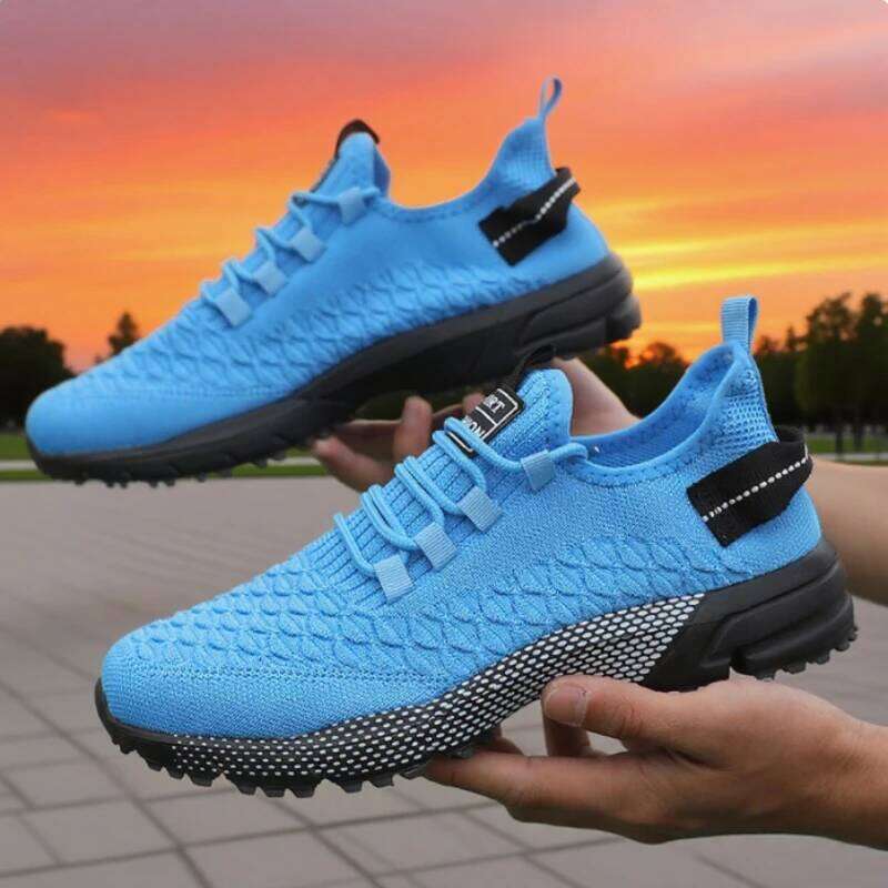 2025 New Men's Breathable Mesh Sneakers Lightweight Comfort Casual Sports Shoes Fashion Hot Sale Trendy Trainers Tenis Masculino