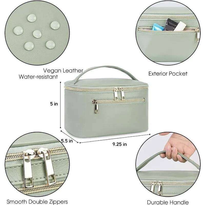 1pc Korean Style Partition Large Capacity Waterproof Travel Toiletry Set Makeup Bag Storage Y260206