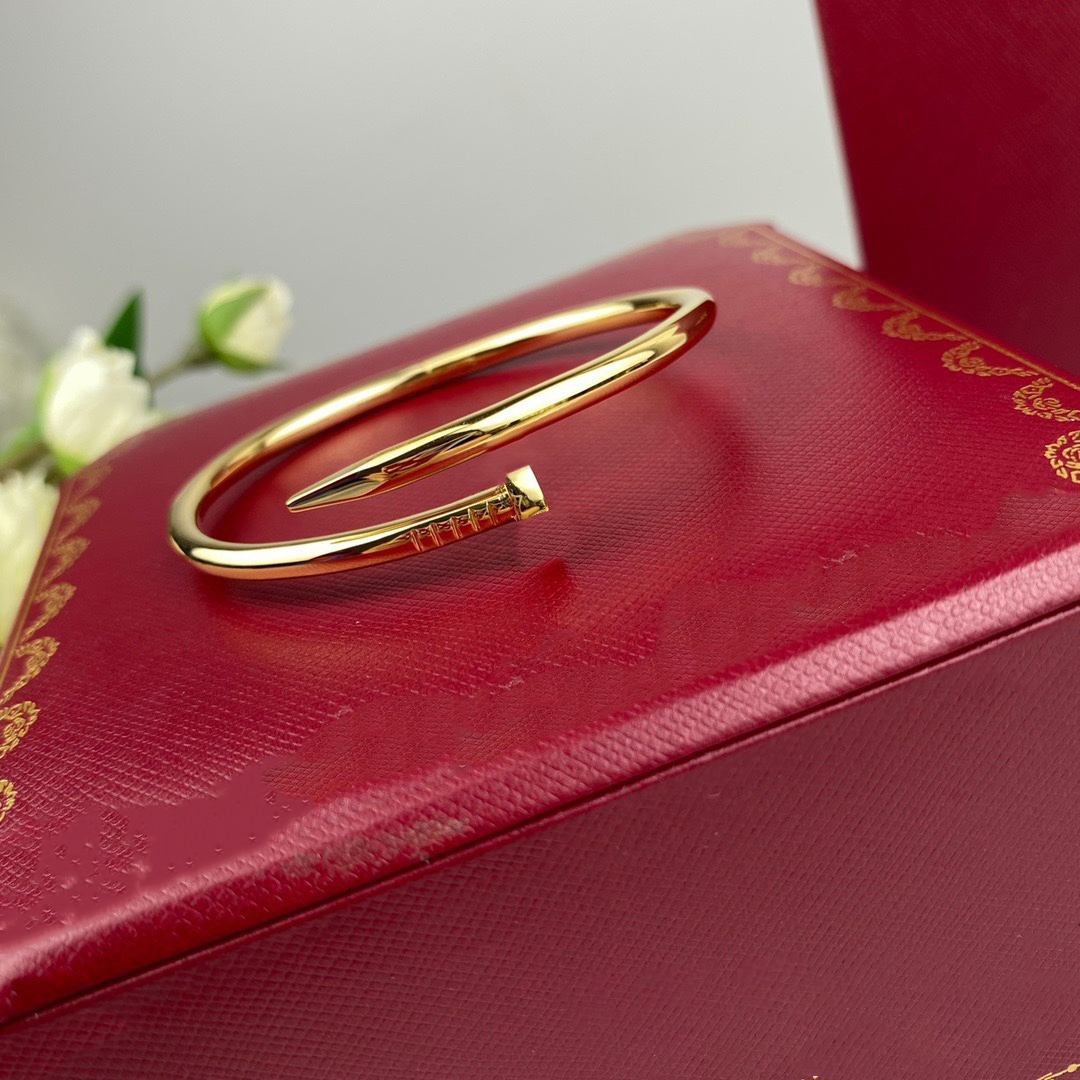 Designer bracelet women bracelet bangle classic bracelets designer jewelry gold bracelet designer luxury jewelry Diamond bangle 18K Gold Silver Size 16-21