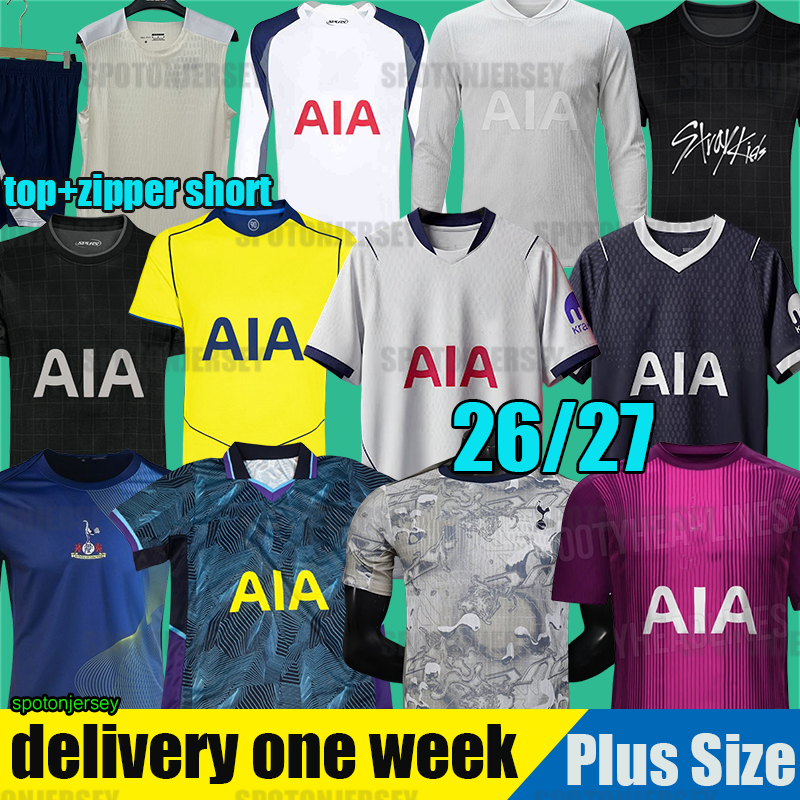 Tottenham Jerseys 26 27 Hotpsurs kits 1901 FA Cup 125th Anniversary Kit RICHARLISON KUDUS TOT Soccer Jerseys GALLAGHER COYS Jersey 2026 2027 XAVI THFC