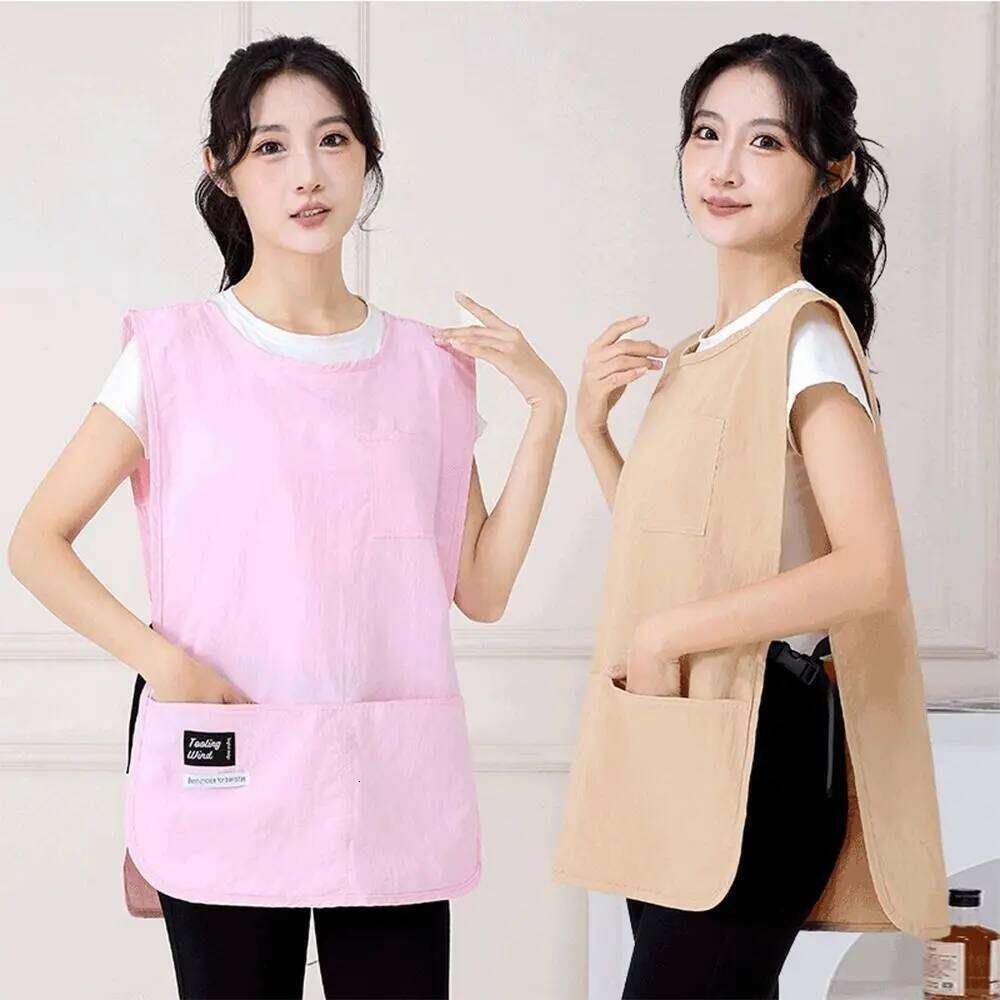 Japanese style restaurant and flower shop waitress craft painting baking cobbler apron for men women Workwear S260205