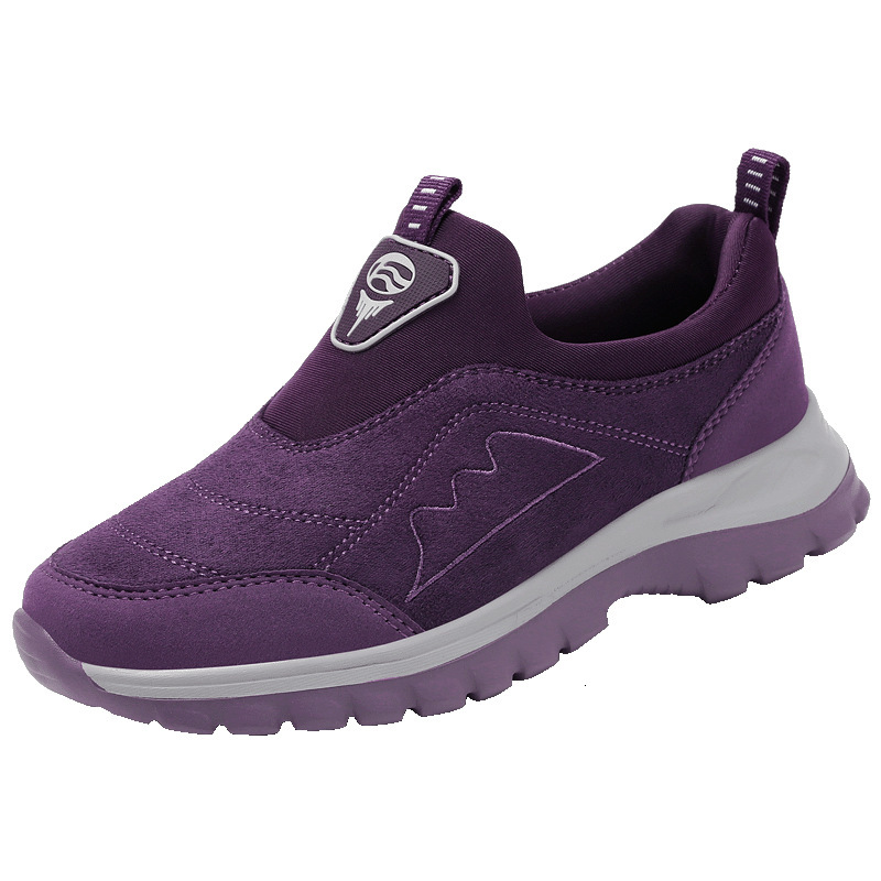 Branded men's shoes the elderly, autumn winter slip-on, non-slip, warm, authentic casual walking sneakers for middle-aged and older men