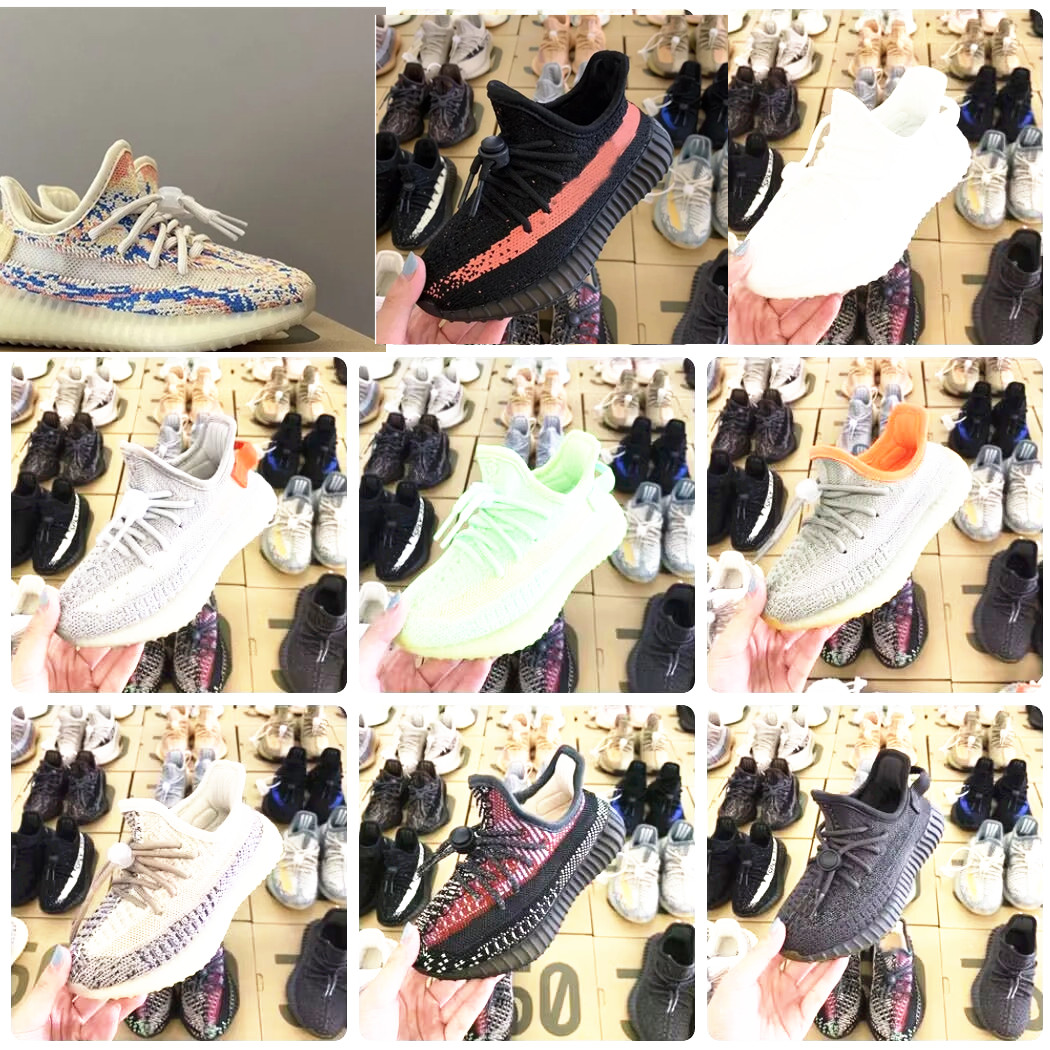 kids mens womens running shoe baby v2 black zebra white sneaker designer trainers kid youth infants children boy toddlers yeezis yezssy yeezziness 350